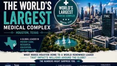 Featured image showing the Texas Medical Center in Houston, Texas, the world's largest medical complex.